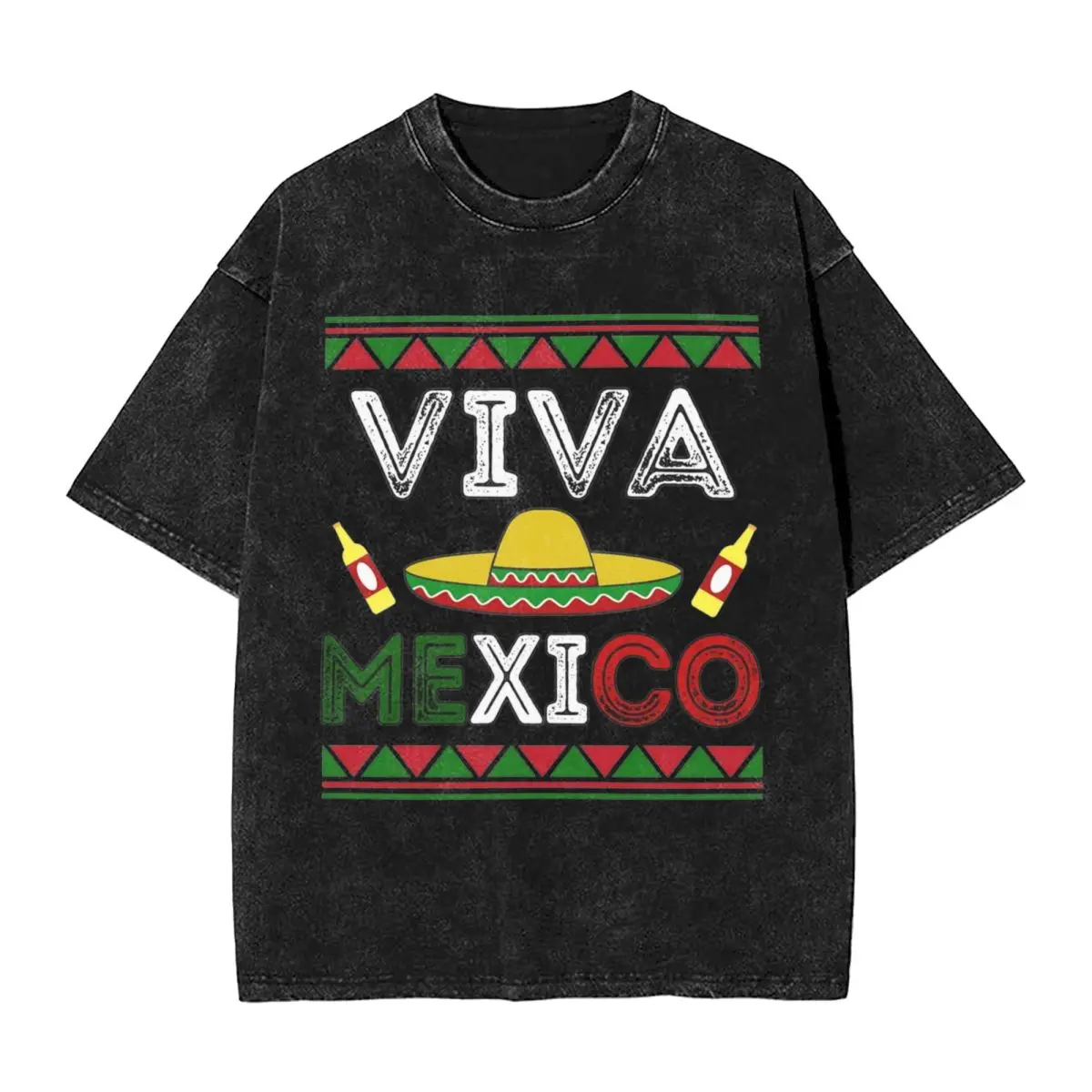 Men Viva Mexico Dia De La Independencia De T Shirts Mexican Top Tees Beach Y2K Short Sleeve T Shirt Crew Neck Tshirt Hot Sale