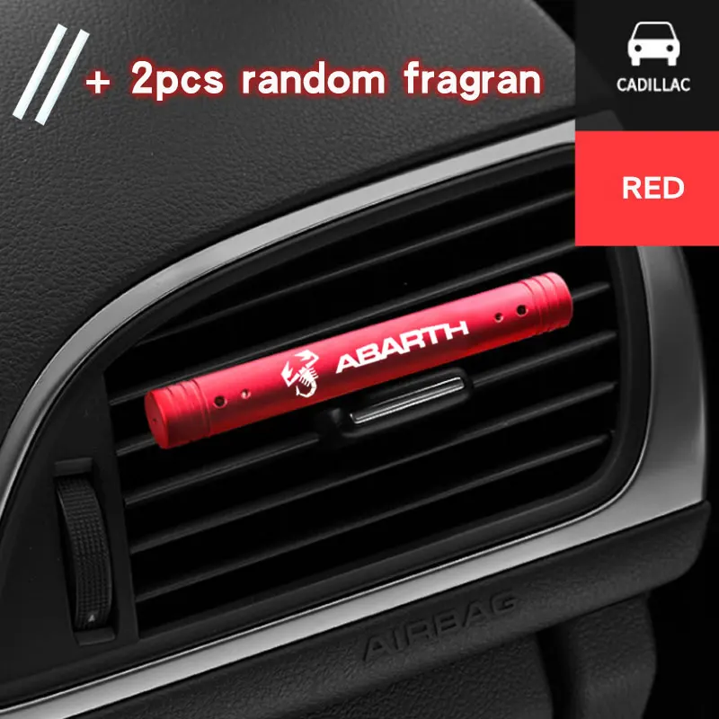 Auto Air Freshener Car Air Outlet Perfume Car Aroma Lasting Aromatherapy For Fiat Abarth 595 Abarth 500 abarth 124 spider