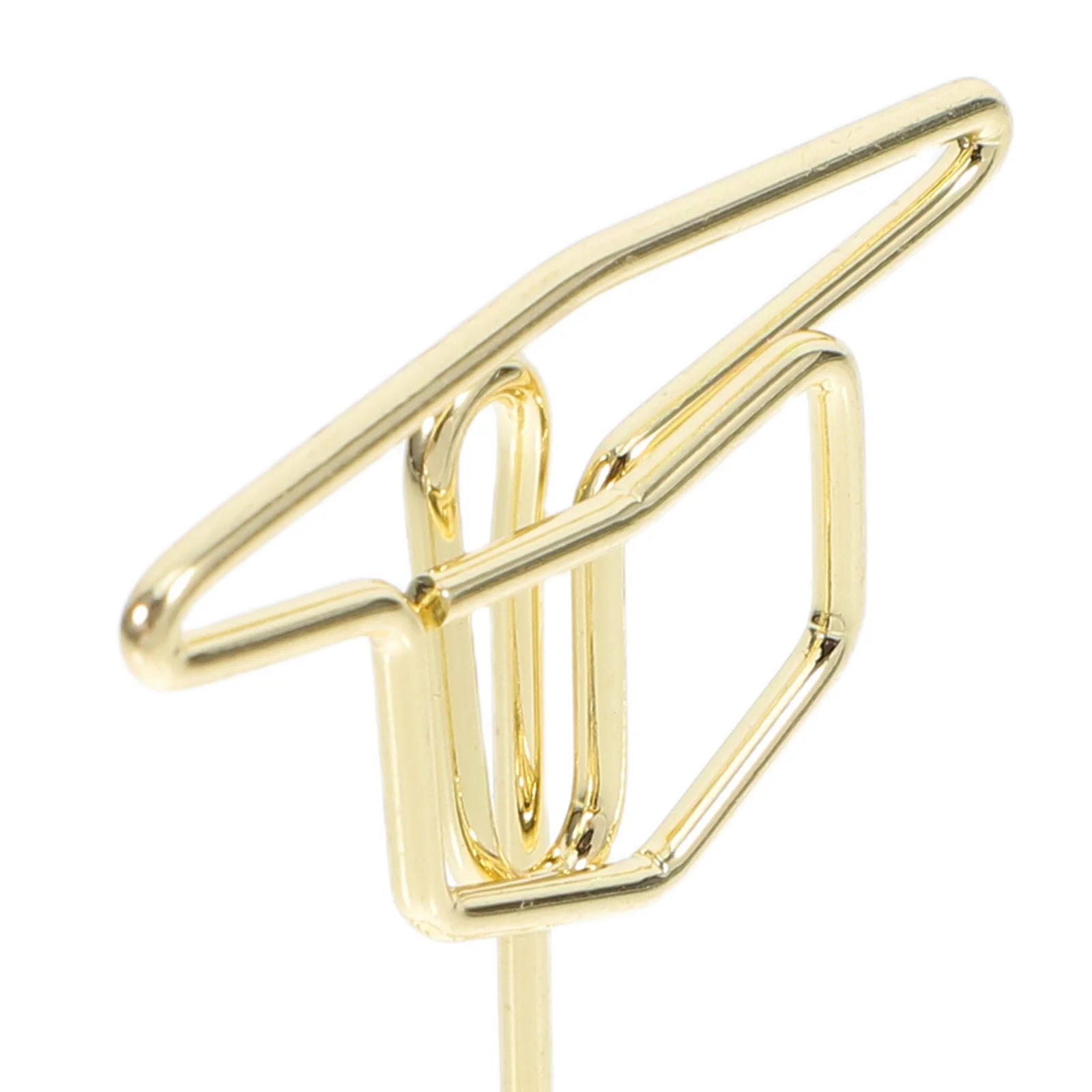 25Pcs Graduation Cap Card Holders Elegant Gold Desk Business Card Display Clips Photo Stands Mini Menu Labels Graduation Party