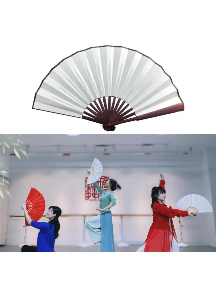 

652F 8Inch Folding Hand Fan Handheld Fabric Fans Folding Fans for DIY,Home Decoration