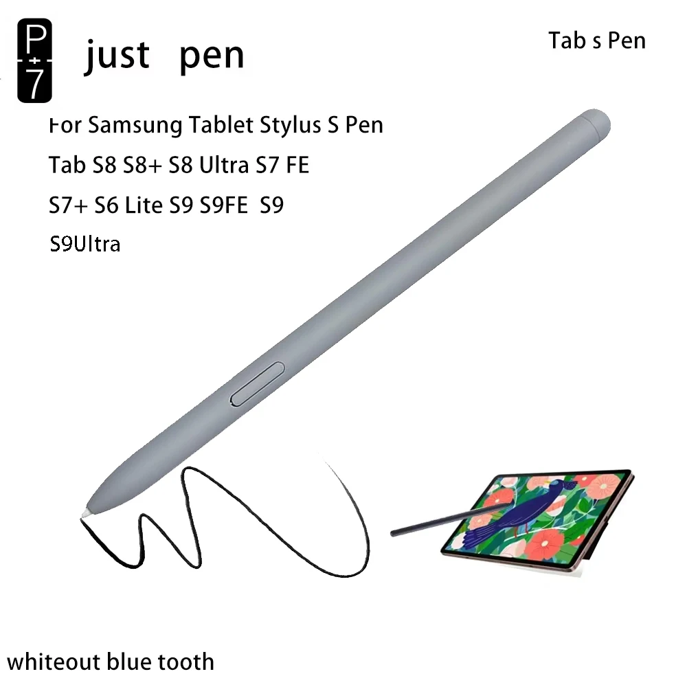 p+7 Tablet Stylus Pen For Samsung Tab S9 FE S9+ S9  Ultra S10 Pen Replacement Pen Stylus Screen TabletPen No Bluetooth