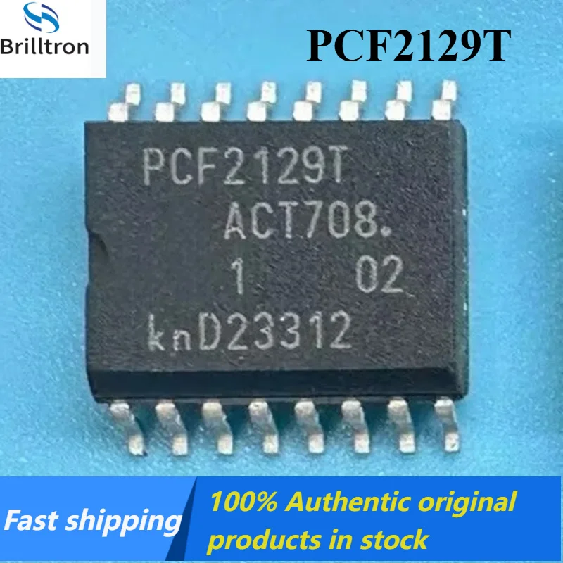 10PCS Brand original PCF2129AT PCF2129AT/2 T/2 2129AT IR2248 09397822 SMD SOP20, in stock. Fast shipping.