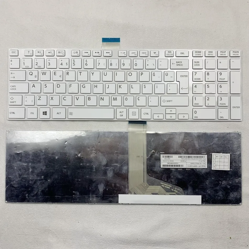 

Turkish Laptop Keyboard For Toshiba Satellite L850 L850-T01R T02B L850D L855 L870 L875 TR Layout