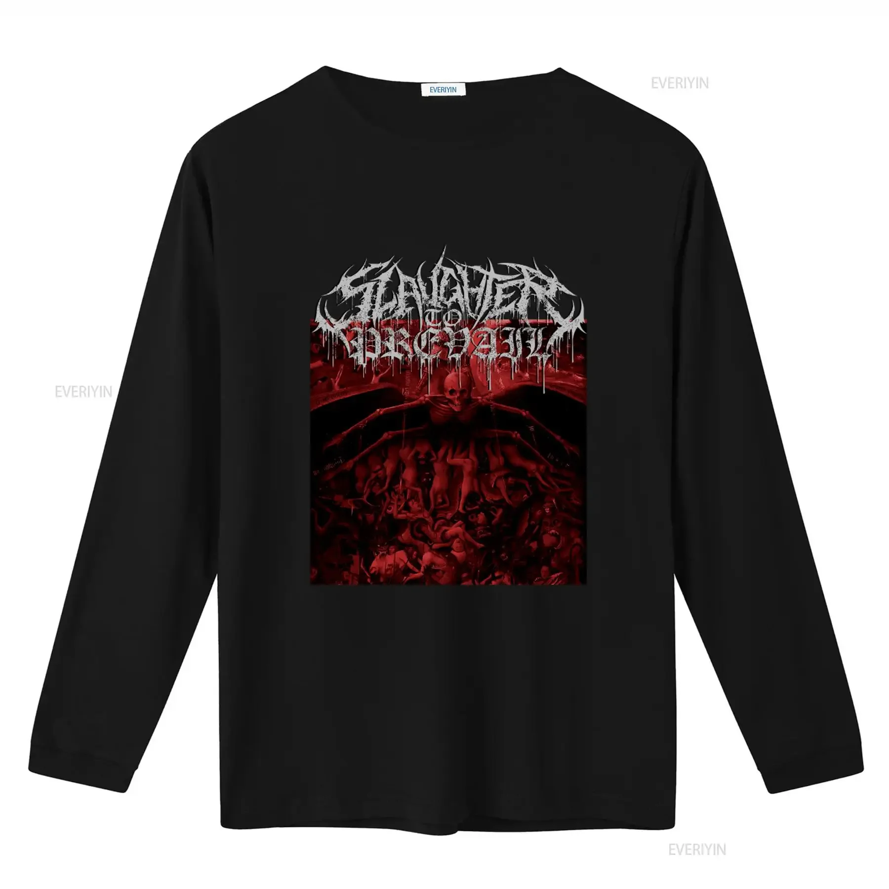 Slaughter to Prevail Heavy Metal Band Inspired T shirt Kostolom Skeleton for Rock Fans vintage Washed designer clothes Stylish