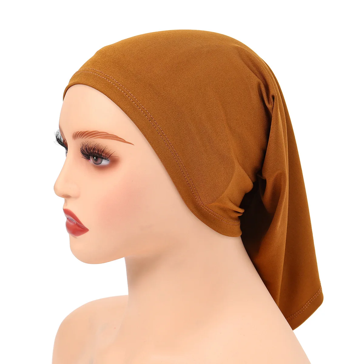 

Мягкая модальная внутренняя шапка-хиджаб, мусульманский эластичный тюрбан, шапки ниндзя, исламский нижний шарф, шляпа, женская повязка на голову, шапка-труба, Turbante Mujer