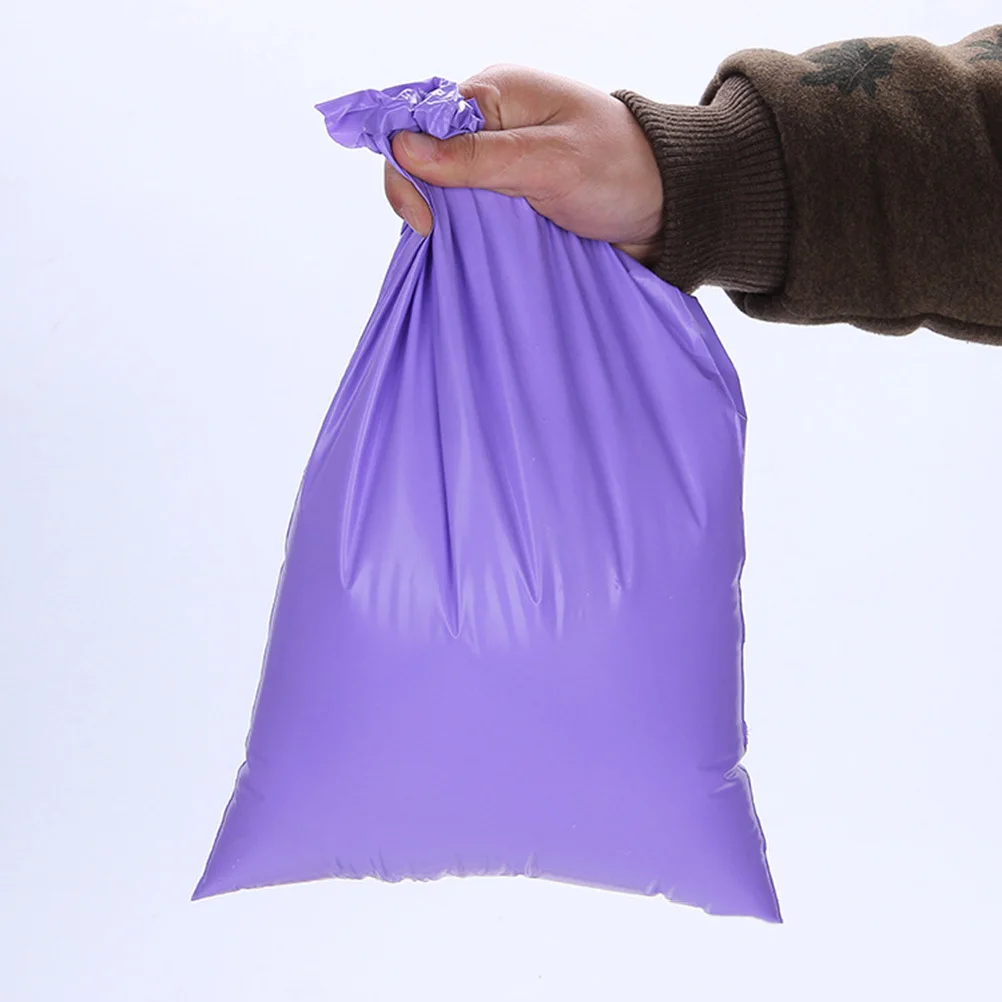 100Pcs Heavy Duty Express Packing Bags 17x30cm Tear Resistant Waterproof Shipping Envelopes for Document Storage Transport