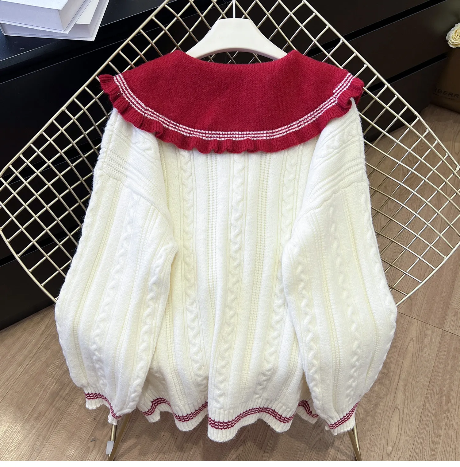 2026년 여성용 가을 겨울 신상 루즈하고 편안한 스타일 니트 가디건 탑