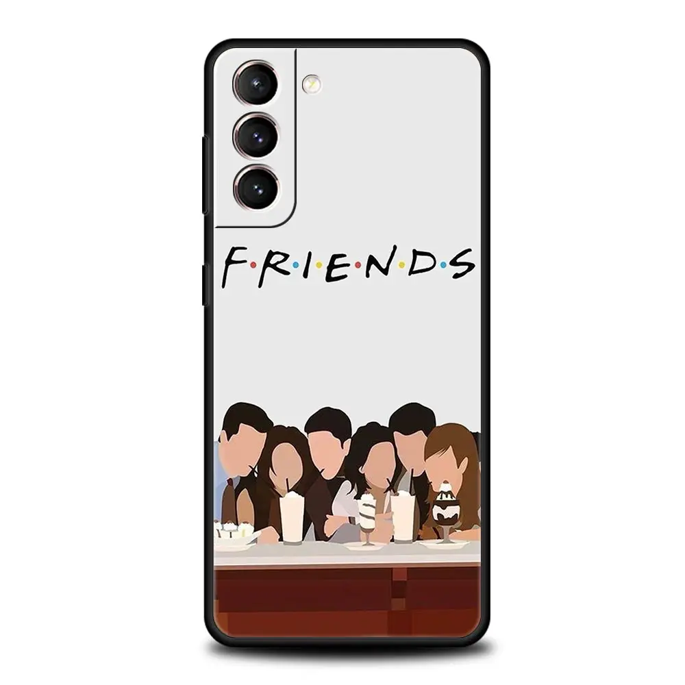 Phone Case For Samsung S24 S23 S22 Ultra S20 S21 FE 5G S10 S9 Plus S10E S8 S7 Edge Cover Central Perk Coffee friends tv show