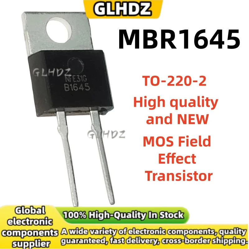 10-20-50-100pcs MBR1645 TO-220-2 MOS Field Effect Transistor High quality and NEW spot goods