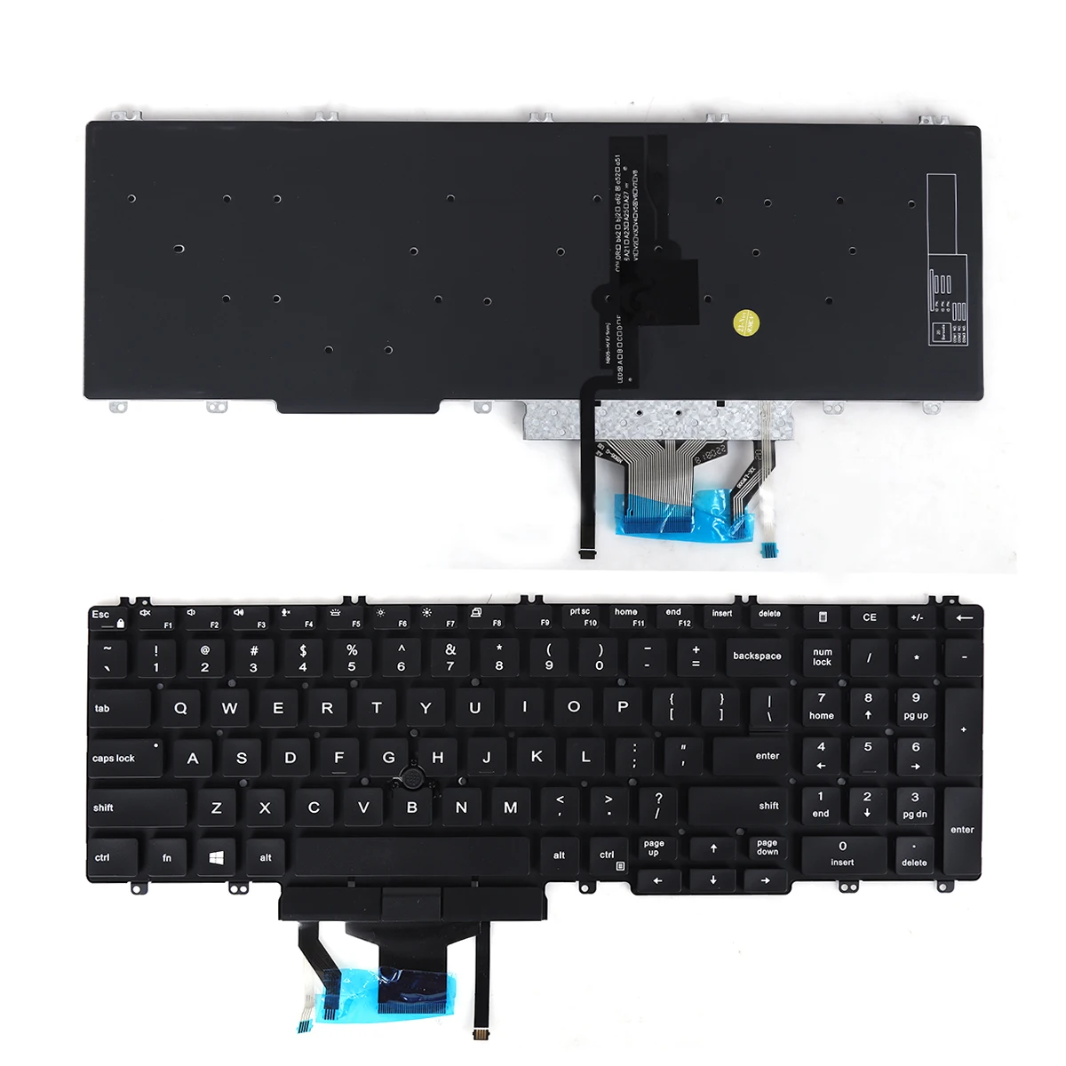 

US Laptop Keyboard for DELL LATITUDE 5500 5501 5510 5511 2019 Black with Backlit