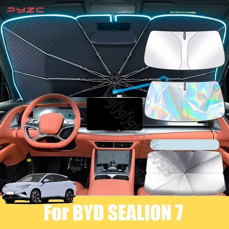para-byd-sealion-7-sea-lion-07-ev-2024-2025-2026-acessorio-de-isolamento-termico-dianteiro-para-carro-guarda-sol-dobravel-tipo-guarda-chuva-para-para-brisa