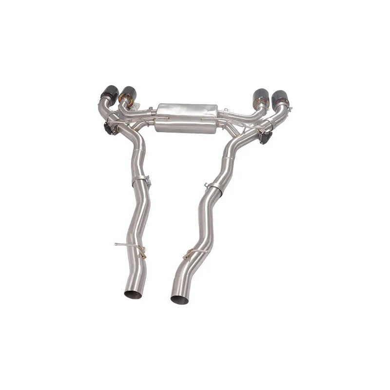 For BMW M3/M4 G8X 3.0T Single-Sided Dual-Tube Stainless Steel Exhaust Catback Pipe Rear Section Exhaust Pipes