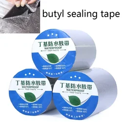 Butyl Seal Tape Aluminum Foil Thicken Roof Waterproof and Leak-mending Material Roof Crack Strong Leak-proof Water Sticker Tape