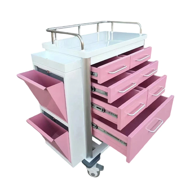 Hospital Equipment Mobile Multi-Function Medical Crash Cart Medical Trolley