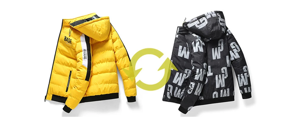 DIMUSI Winter Men Padding Jacket Fashion