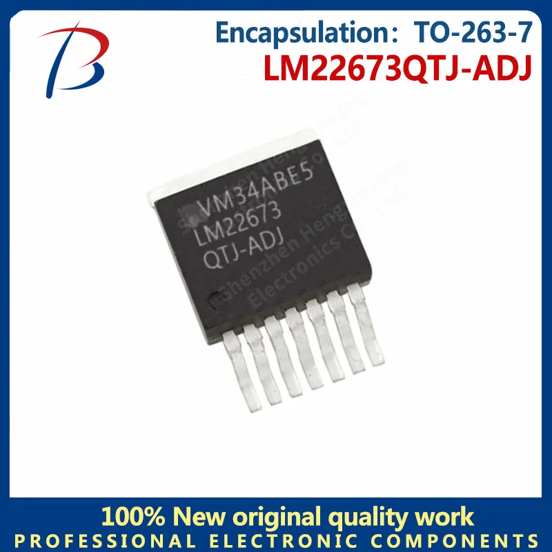 1PCS LM22673QTJ-ADJ Package TO-263-7 1.285V~37V 3A linear regulator