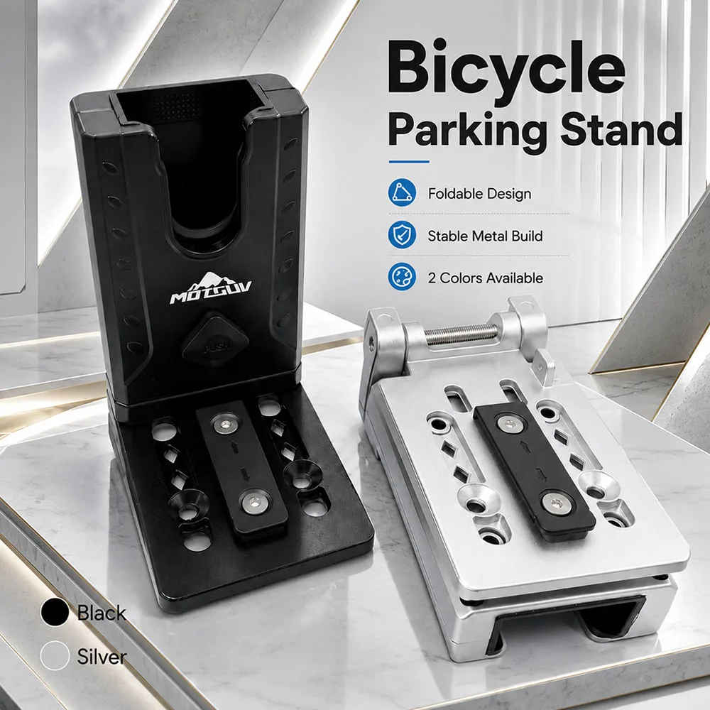 2-4 PCS Bicycle Side Stand Parking Rack Convenient Frame Mount Rear Kickstand For Lightweight And Bicycle Stable Durable