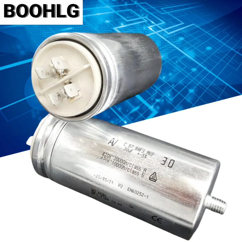 

1PCS AV C.87.8AF3 MKP 30uF Fan motor start-up and running capacitor