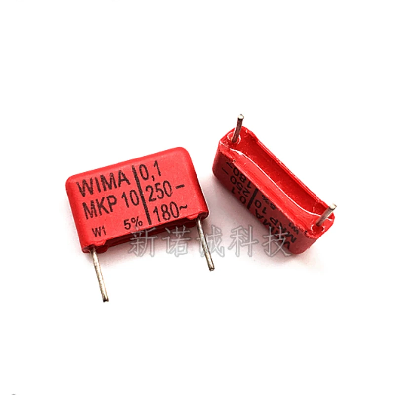 5pcs/50pcs Germany WIMA 104 250V 0.1UF 250V 100nF 104J 5% MKP10 Pitch 15mm Audio DIY Film Capacitor