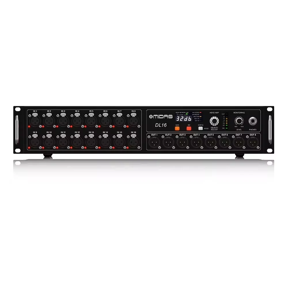 

Original Midas DL16 Stagebox 16 Inputs 8 Outputs For Midas Digital Mixer Speakers Audio System Music Equipment