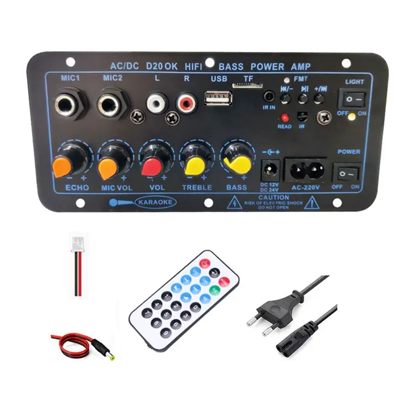 

【HOT A69Z!】Bluetooth Amplifier Board Hifi Bass Amplifier Subwoofer Audio Karaoke Amplifier Board Speaker Motherboard Durable (EU