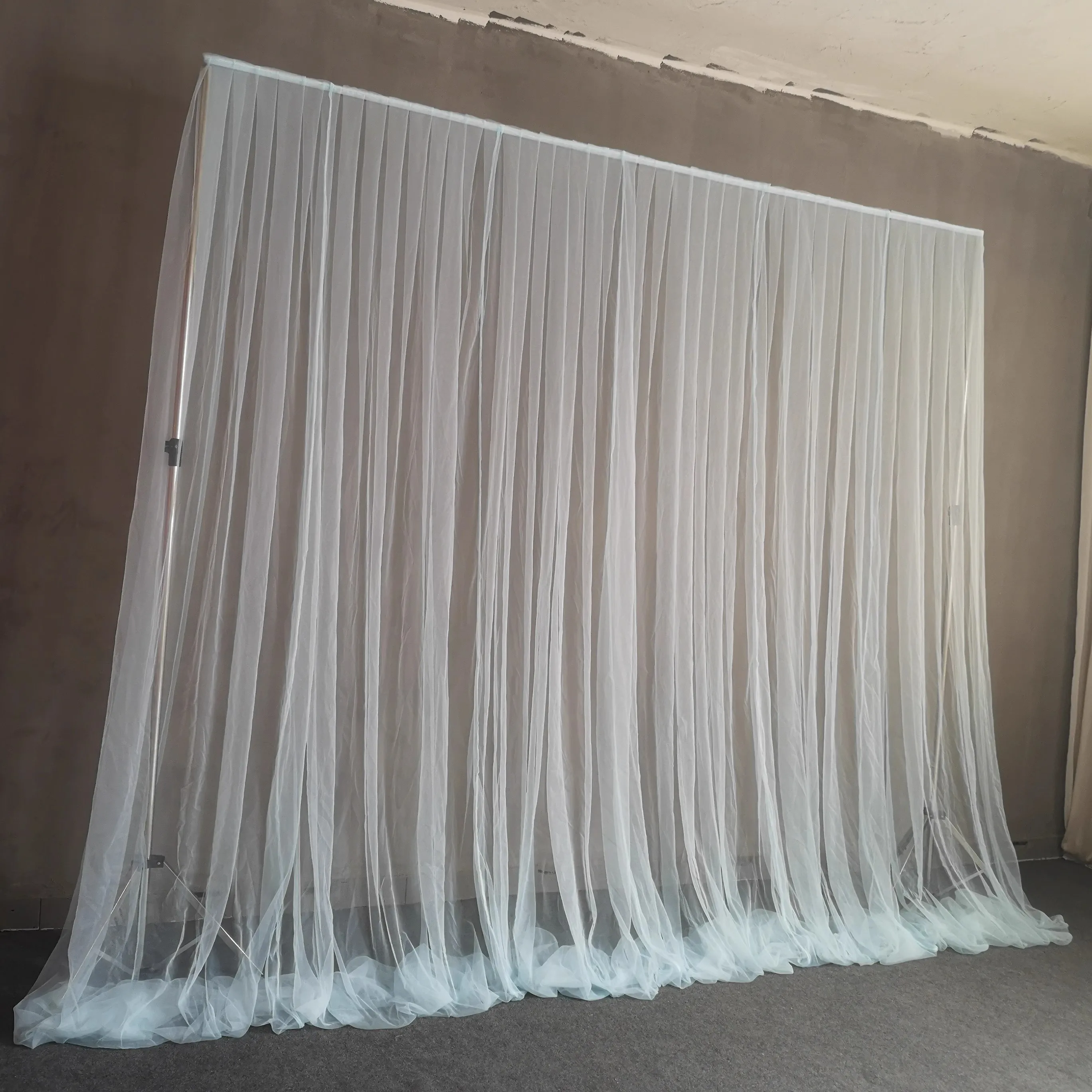 طرحة الزفاف خلفية الستار عيد ميلاد رياض الأطفال خلفية الديكور خلفية الستائر النسيج الديكور لاستحمام الطفل #4