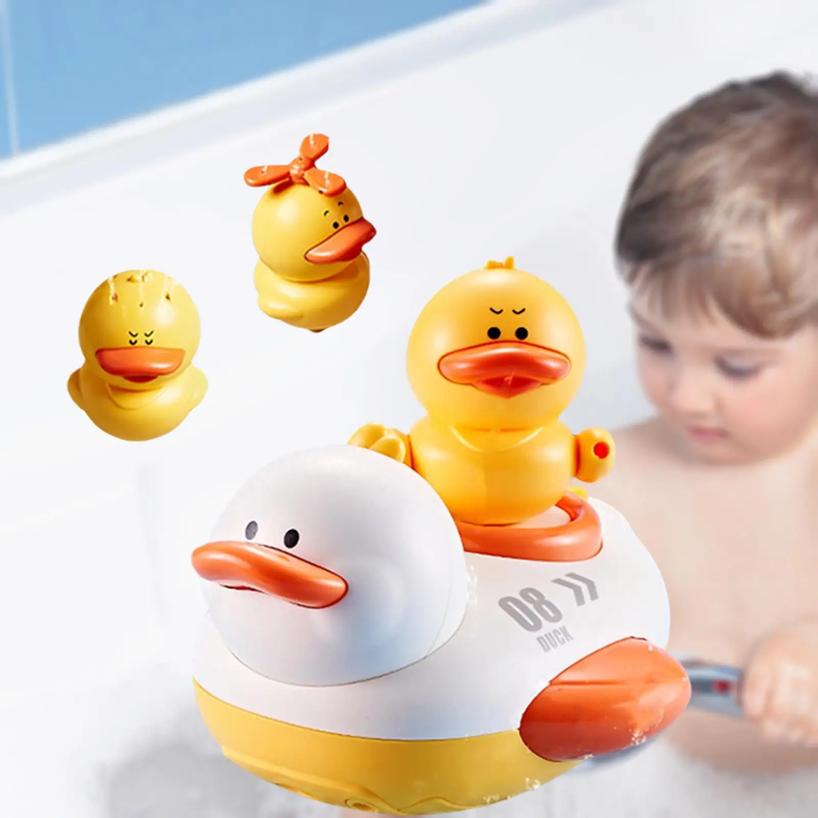 Baby Duckings pływające wabiki kaczki przynęty wędkarskie plastikowe dekoracje ogrodowe polowanie krzyżówka plastikowy Ornament staw Koi Fish