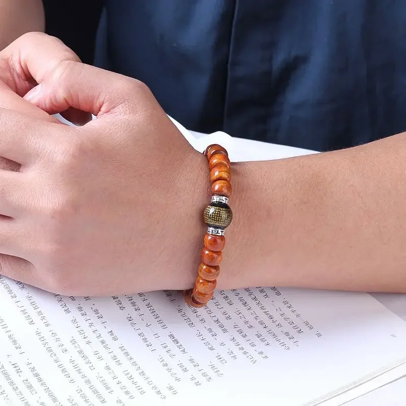 

Authentic Fidelity Tibet Yak Bone Buddha Bead Bracelet A Variety Optional Tibetan Yak Horn Wenwan HandString for Men and Women