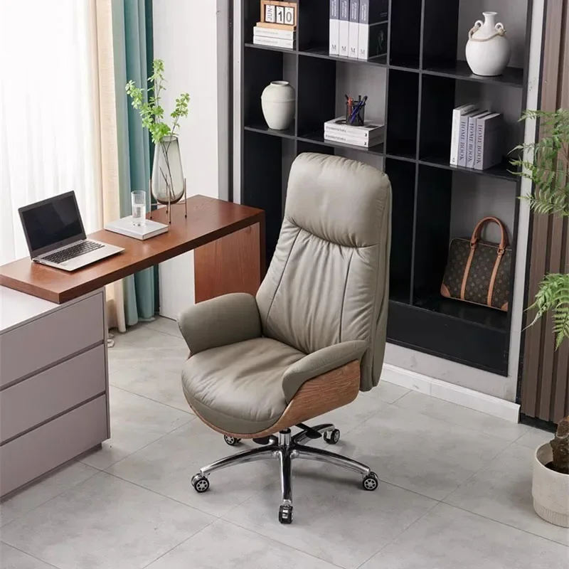 Silla de oficina para recepción de estudio, reposabrazos ergonómico profesional para sala de estar, Silla de oficina, Silla Oficinas, muebles de lujo