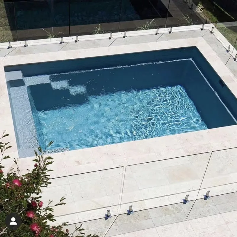 Customized Home Family Garden Fiberglass Get Inground Swimming Pool Prefabricated Swim Spa Plunge Pool