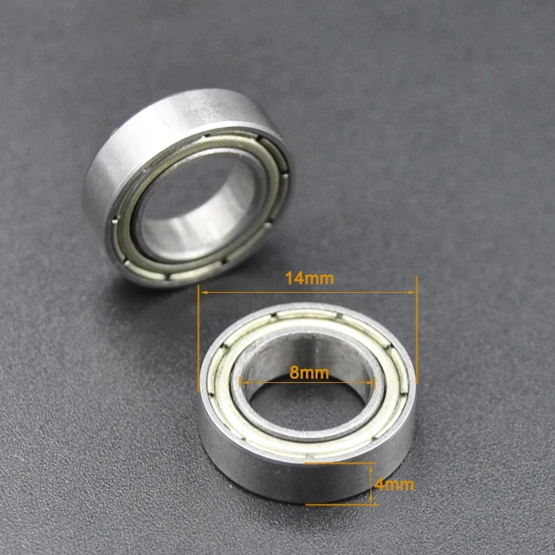 10pcs High Speed MR148 ZZ 8*14*4mm Miniature Bearing MR148 2Z Inner Bore 8mm Ball Bearings for Strong Micromotor Handpiece