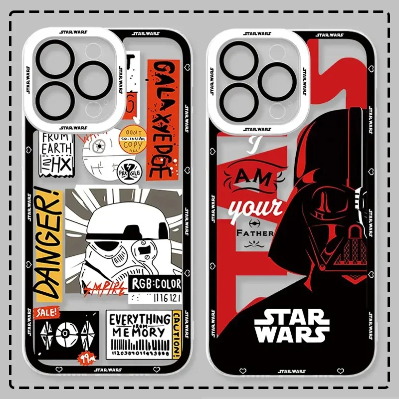 Anime Stars W-Wars Case For Xiaomi 13T 12T 11T 10T 14 13 12 11 Lite 5G NE POCO F6 X6 Pro X3 NFC X5 X4 GT F3 F4 F5 M6 M5S C65