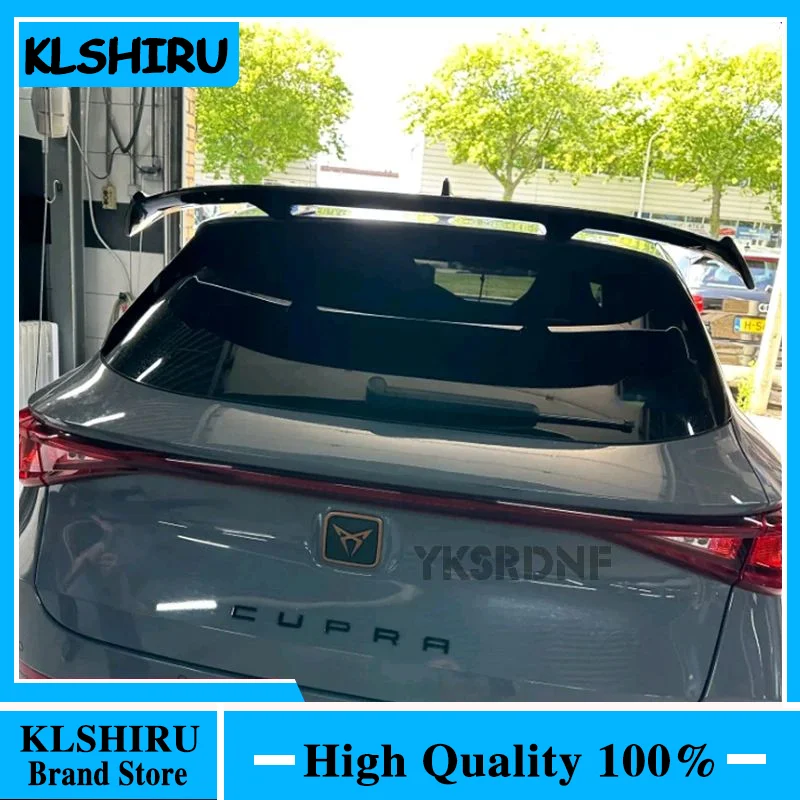 Roof Spoiler Extension For Seat Leon Mk3 Cupra ST Facelift 2017- 2023 ABS Plastic Car Tail Trunk Wing Rear Roof Spoiler