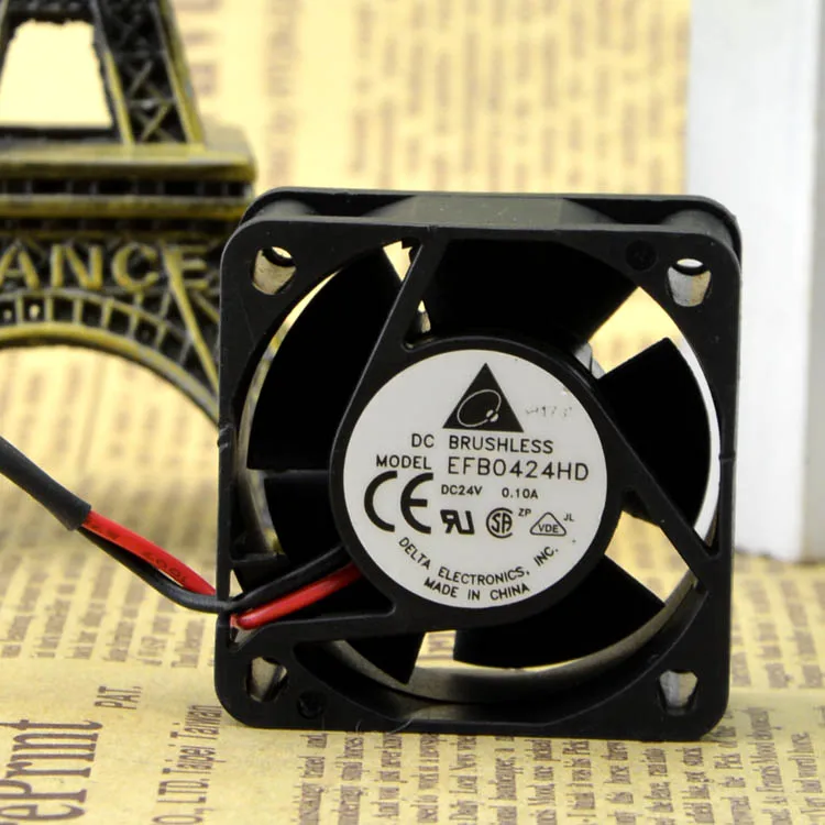 Dela EFB0424HD 4020 24V 0.1A 4cm/4CM Dual Ball Inverter Fan 40*40*20MM
