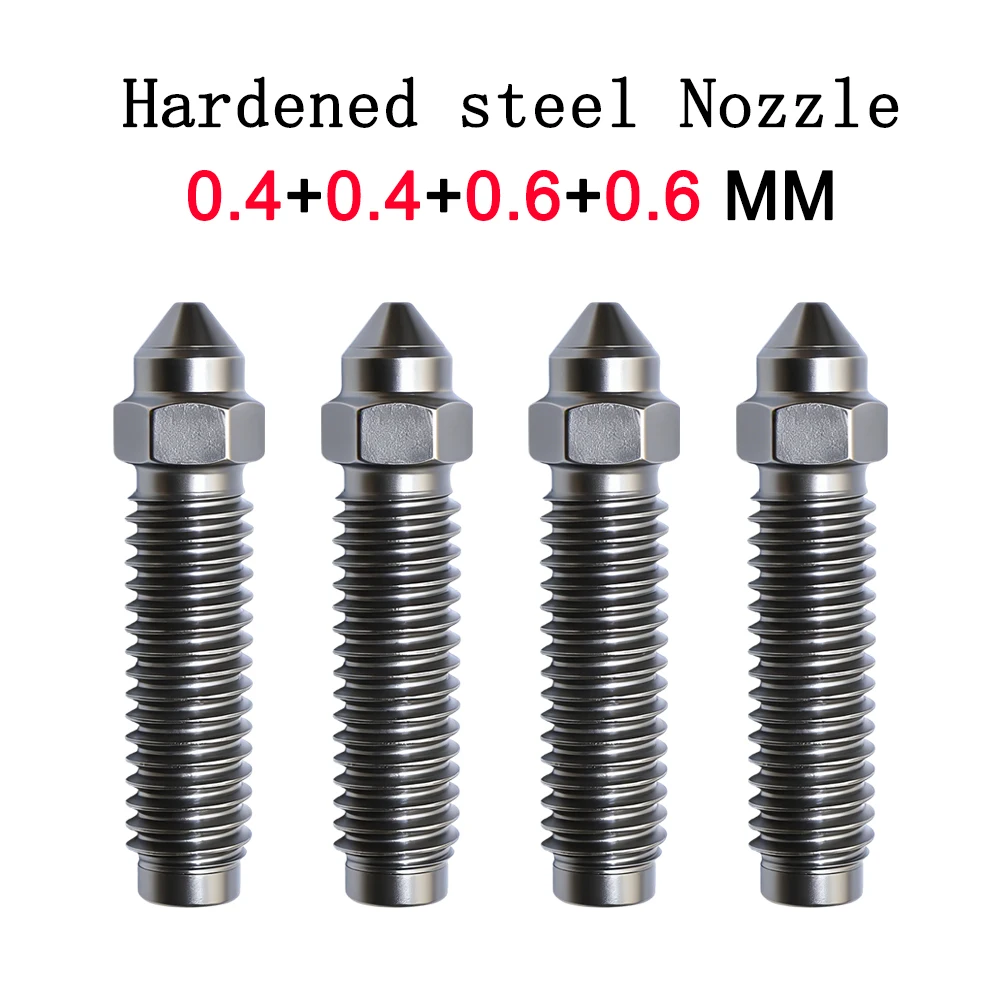 Upgrade Elegoo CC2 Hotend 0,2/0,4/0,6/0,8mm Montiertes Extruder-Hotend-Kit für Elegoo Centauri Carbon 2 Hot End / Centauri Nozzle