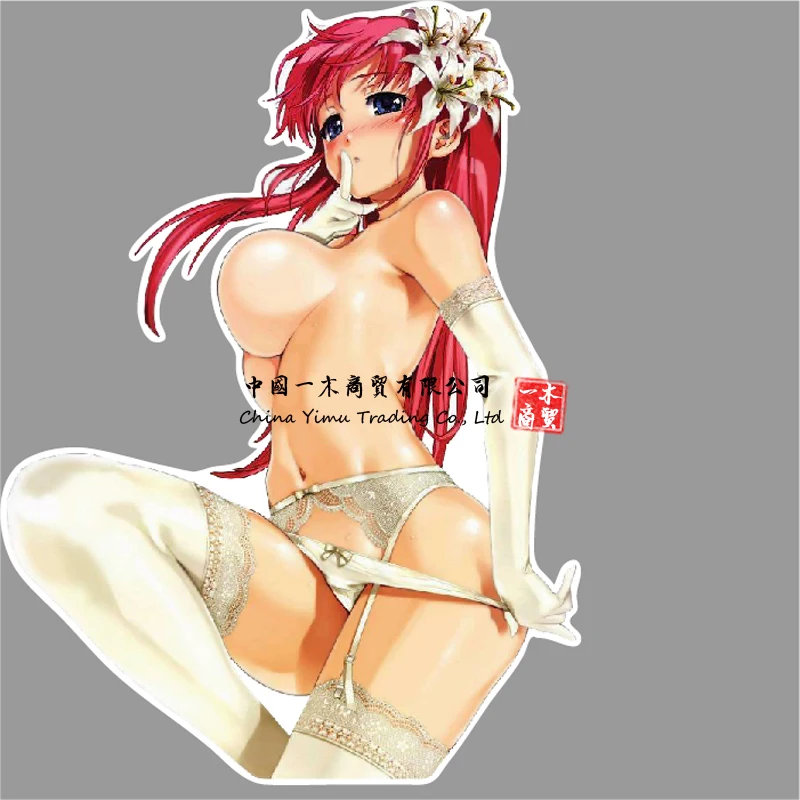 Hot Girl Vinyl Decal Sticker Anime Car Truck Laptop Bike Import Jdm Rice sex woman car stickers