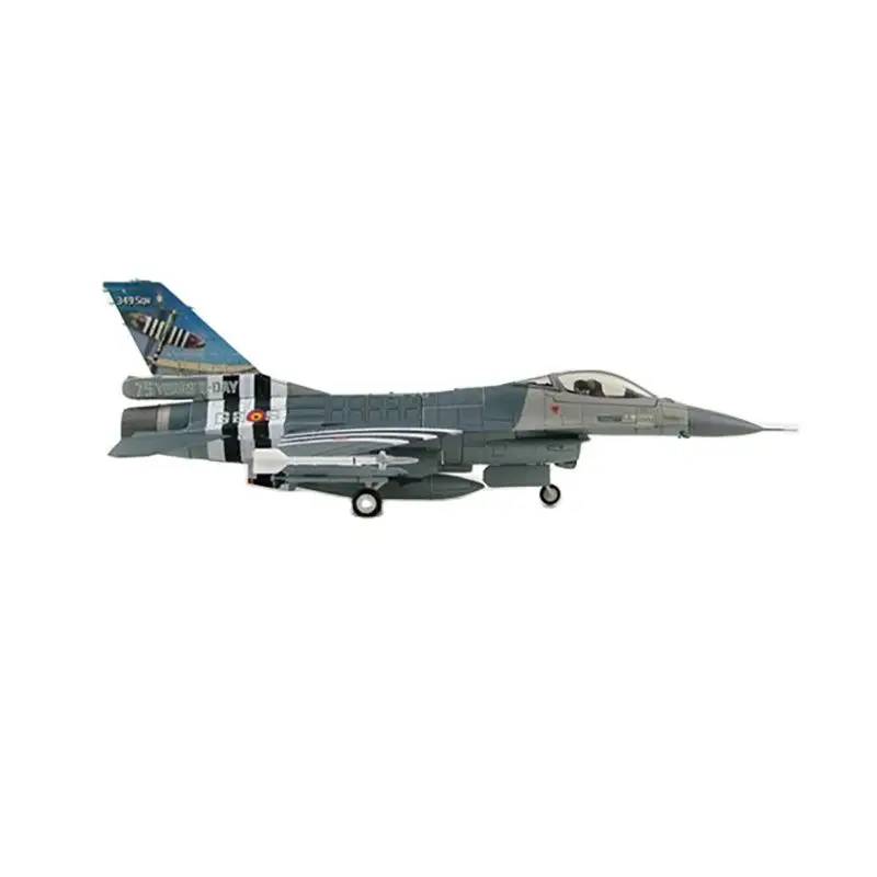 Die cast Billy Space Army F-16AM fighter jet militarized combat 1:72 ratio alloy and plastic simulation men's gift