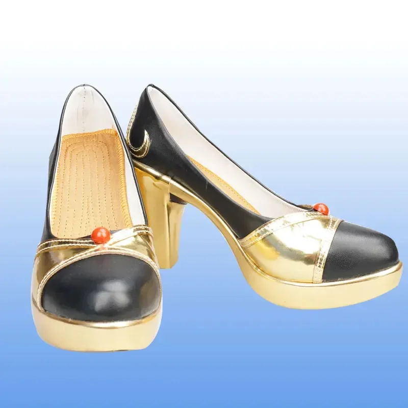 

NewBeidou Game Genshin Impact Cosplay Props Halloween Carnival Boots PU Shoes Custom Made2025c;5,v'8.d;