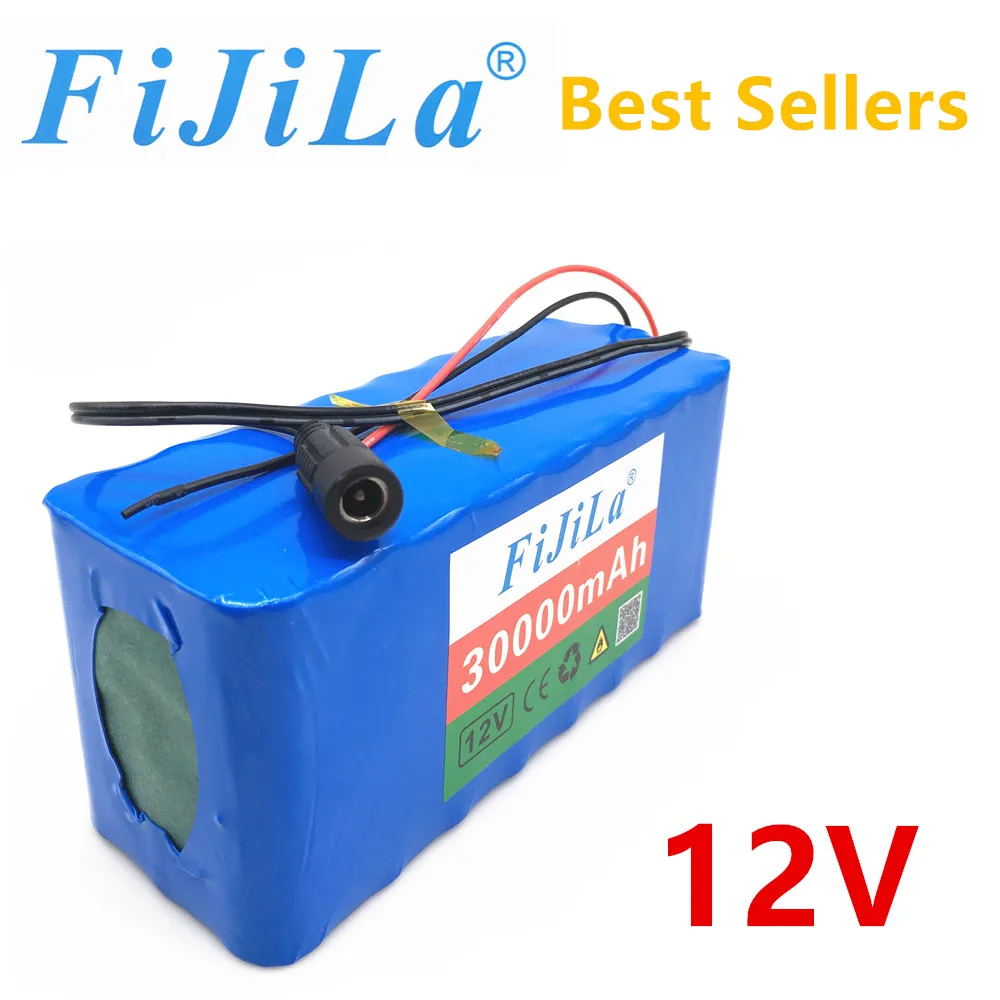 

18650 Battery 12V 30000mAh Pack Lithium Protection Board 12v for Inverter Miner + 12.6V2A Charger