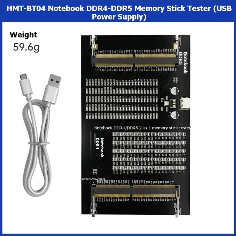 New Arrivals-Memory Slot Diagnostic Tool DDR5 SDRAM SO-DIMM Tester Computer Memory Module Repair Tool With LED Tester