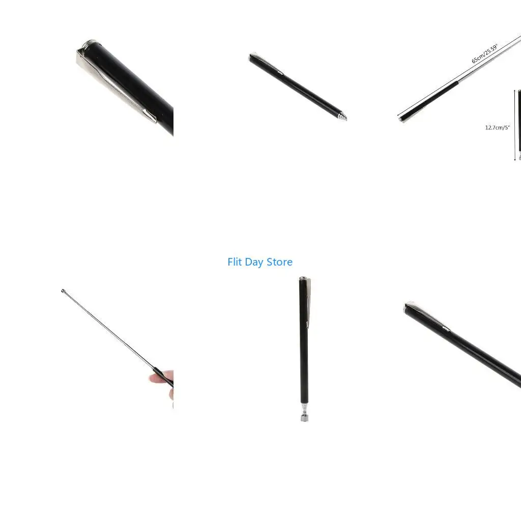 F92C Mini Portable Telescopic Magnet Pen Extendable Pick Up Rod Handhe