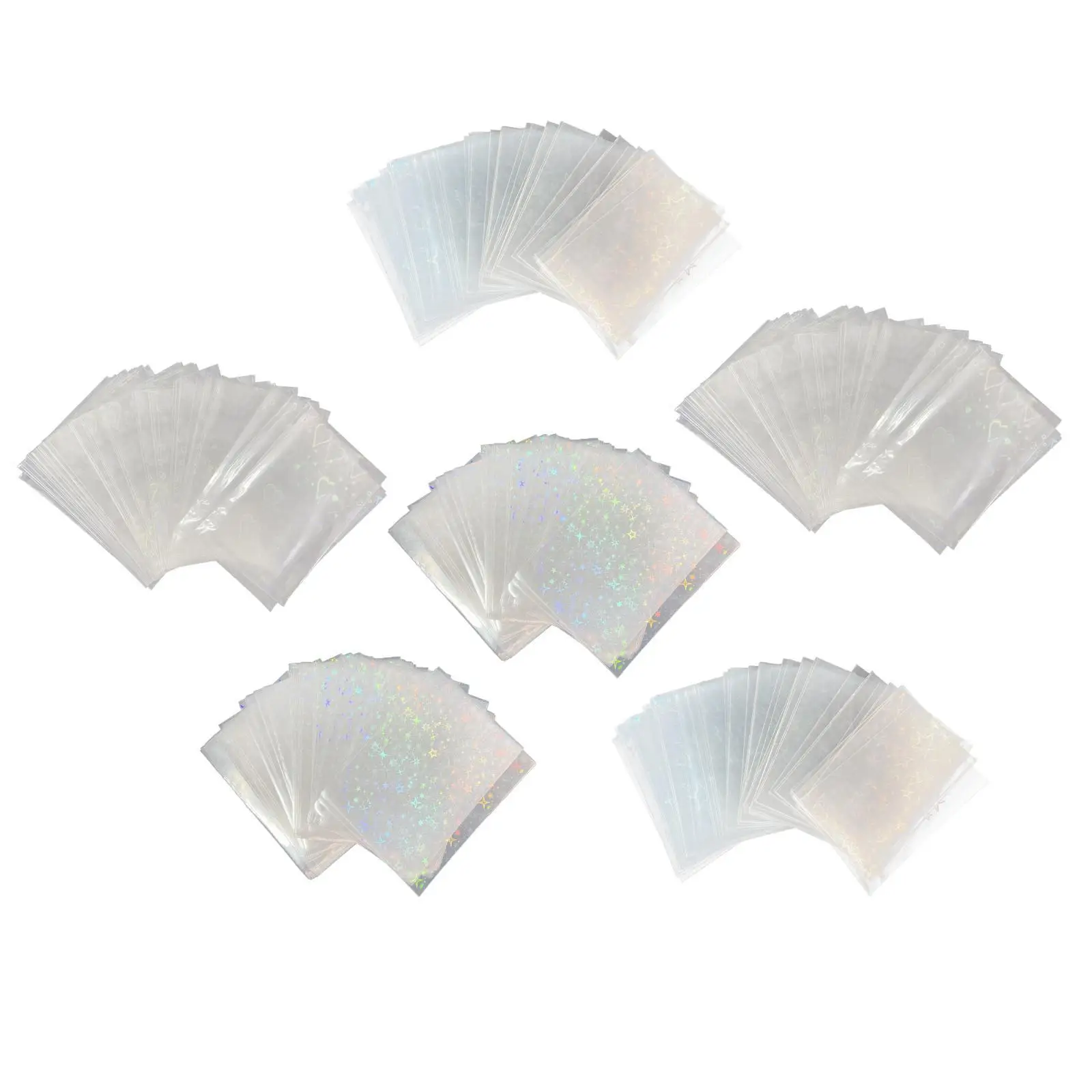 

100 шт. голографические рукава для карт защитный рукав для спортивных карточек