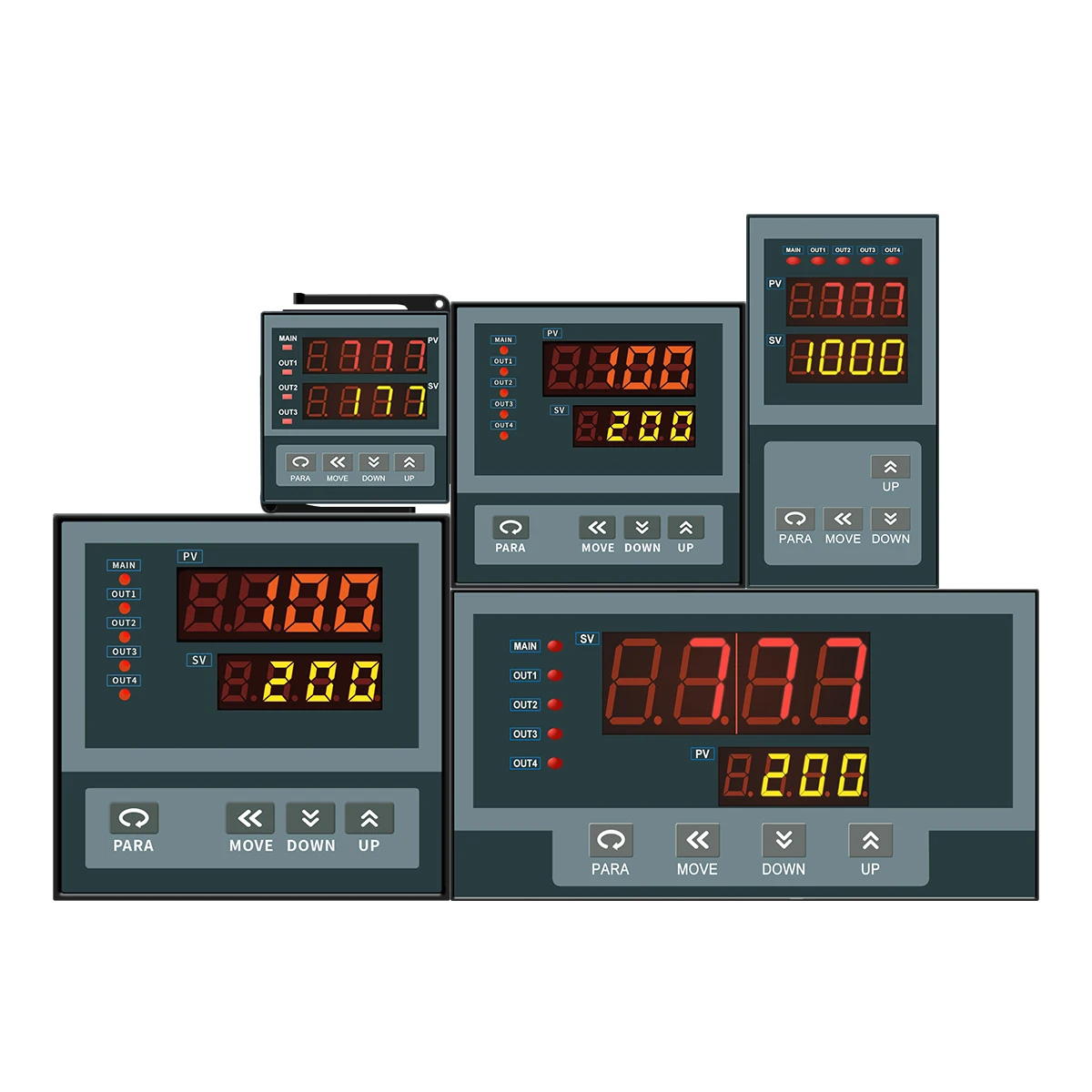 PID LCD Display Temperature Controller 110V 220V Digital Oven Furnace Temperature Control Module OEM Custom Logo
