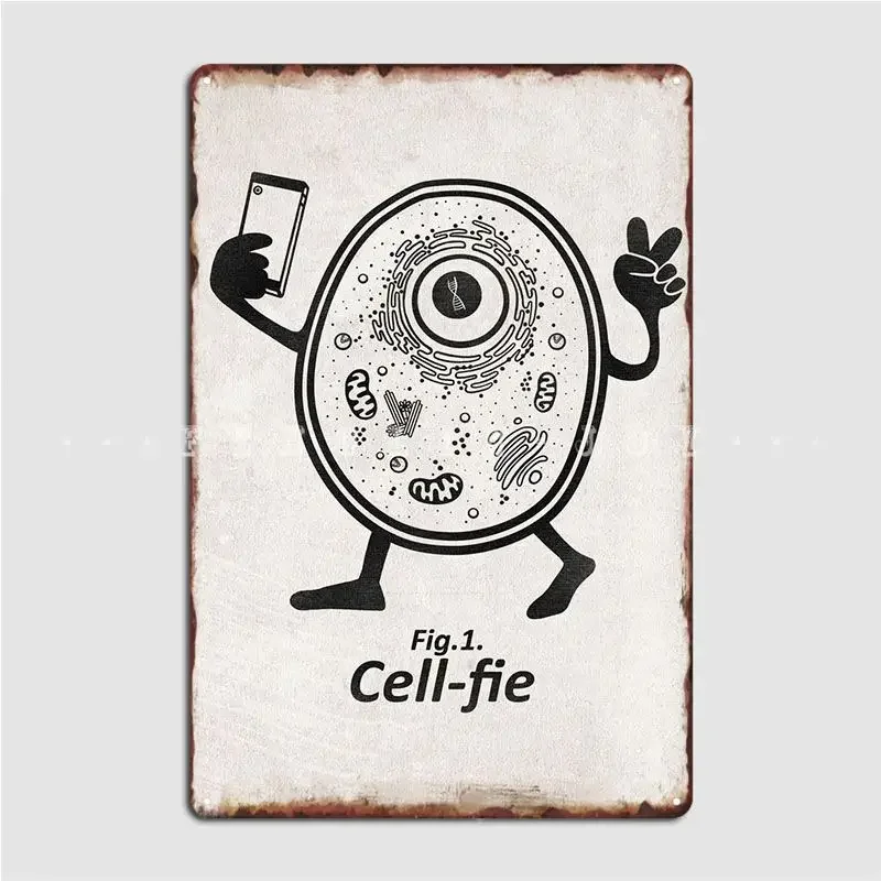 A Cell During A Selfie Poster Metal Plaque Club Printing Cave Pub Garage Decoration Tin Sign Posters