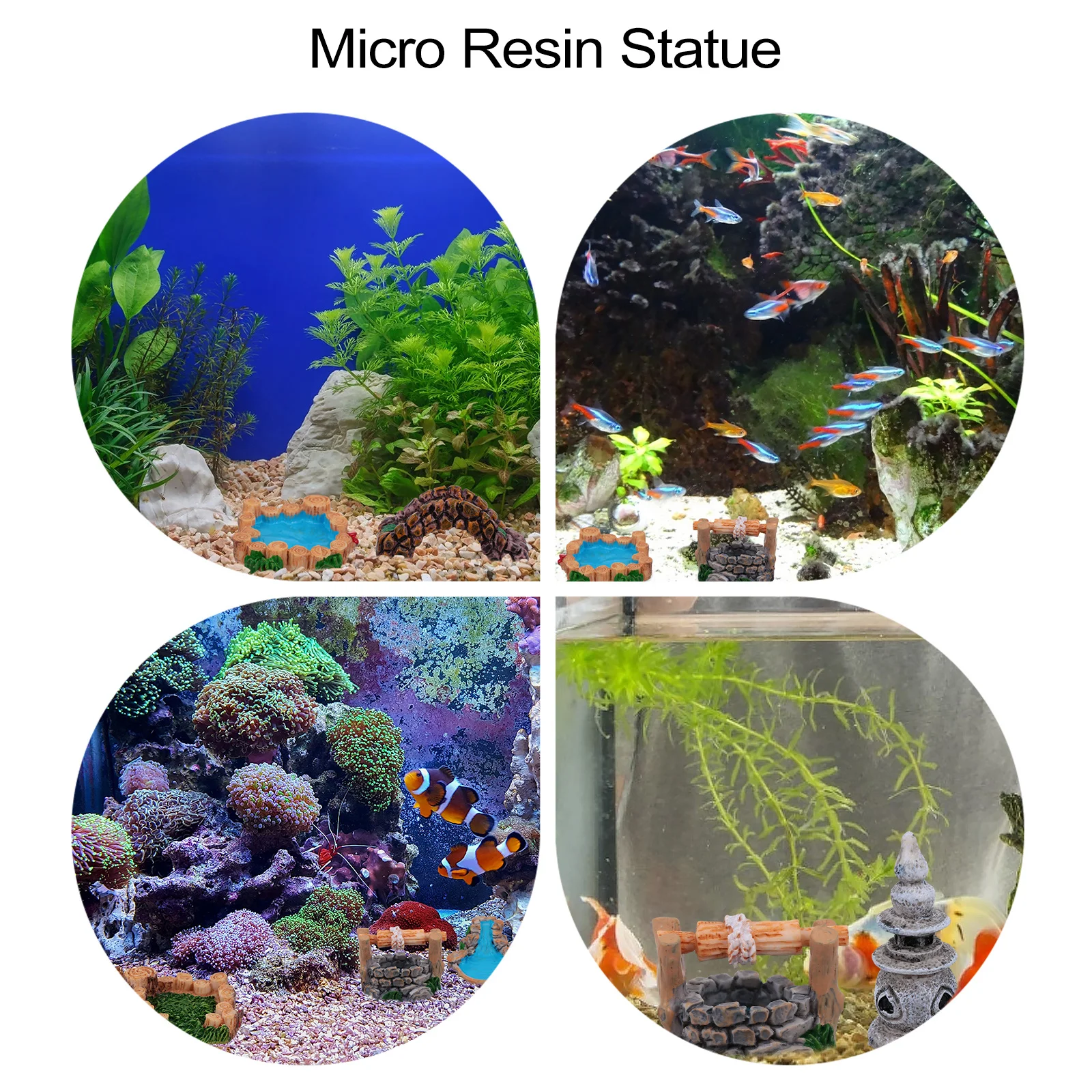 

8 шт., микропейзажный декор, набор сказочных садовых украшений из смолы, реалистичные деревенские миниатюрные изделия из смолы, домашний декор