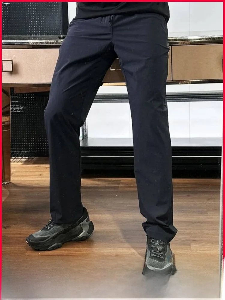 

Lightweight Design 3D Tailoring Quick Dry Breathable Men's Outdoor Sports Elastic Casual Pants Versatile Straight Leg Nylon