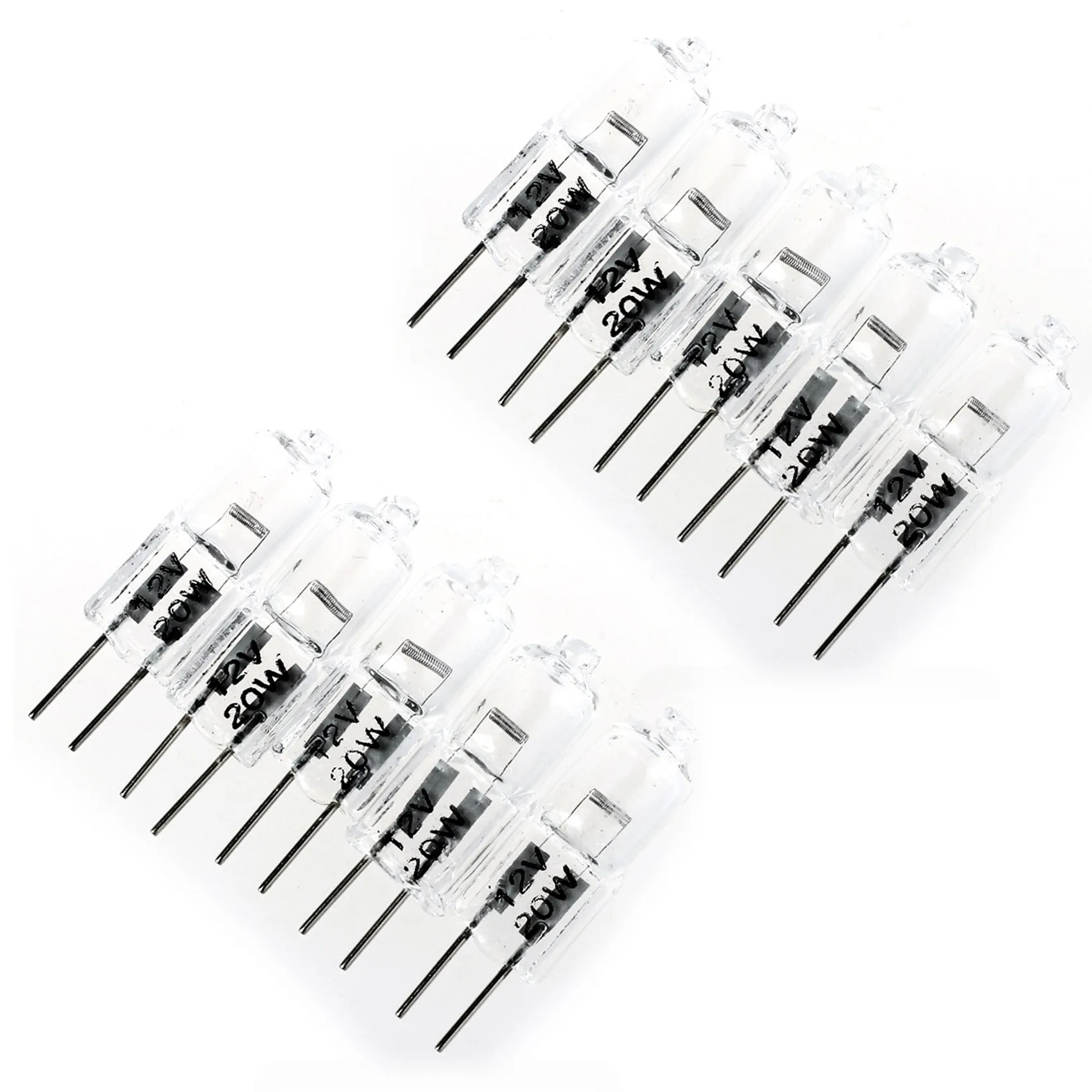 

AA49 10 X G4 20W 12V Clear Halogen Capsule Lamp Light Bulbs