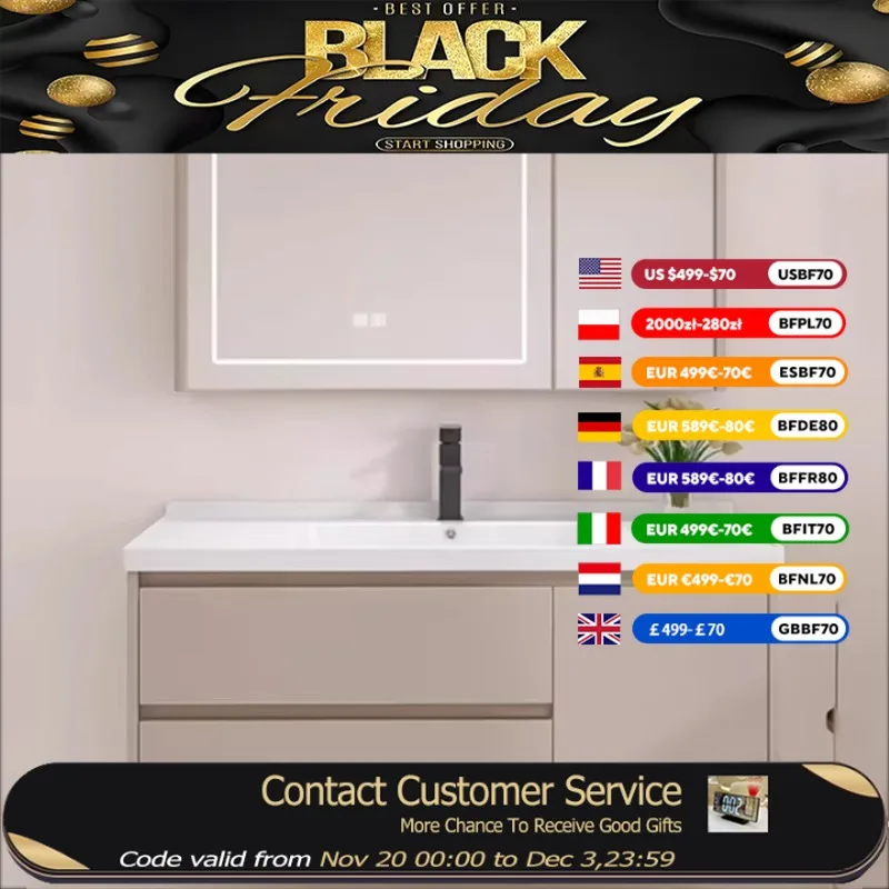 

Lighting Modern Bathroom Cabinet Classic Washroom Home Toilet Bathroom Cabinet Vanity Shelf Armoire Salle De Bain Furniture