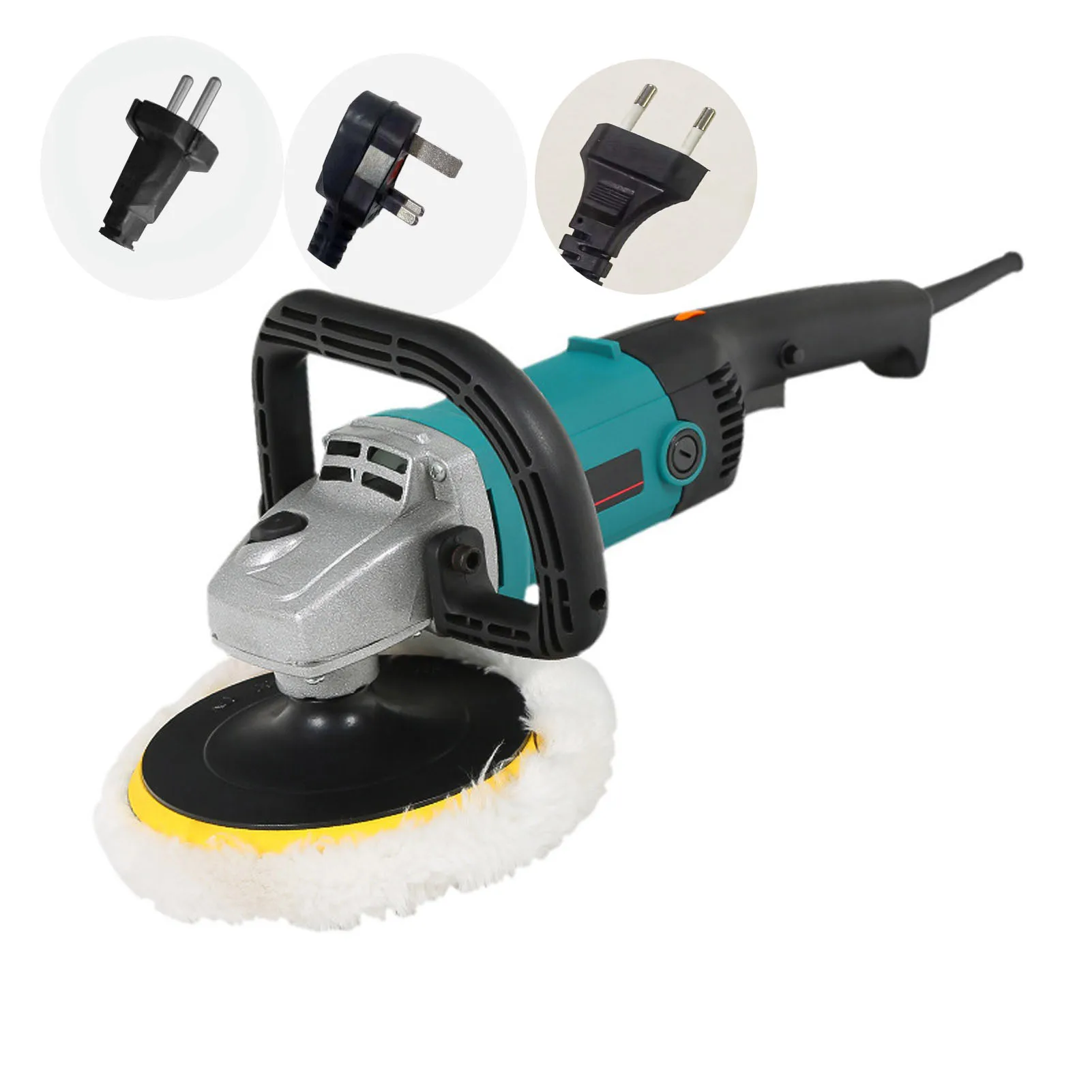 1600W 220V Electric Polisher Machine Auto Polishing Adjustable Speed Sanding Waxing  Car Accessories Powewr Tools