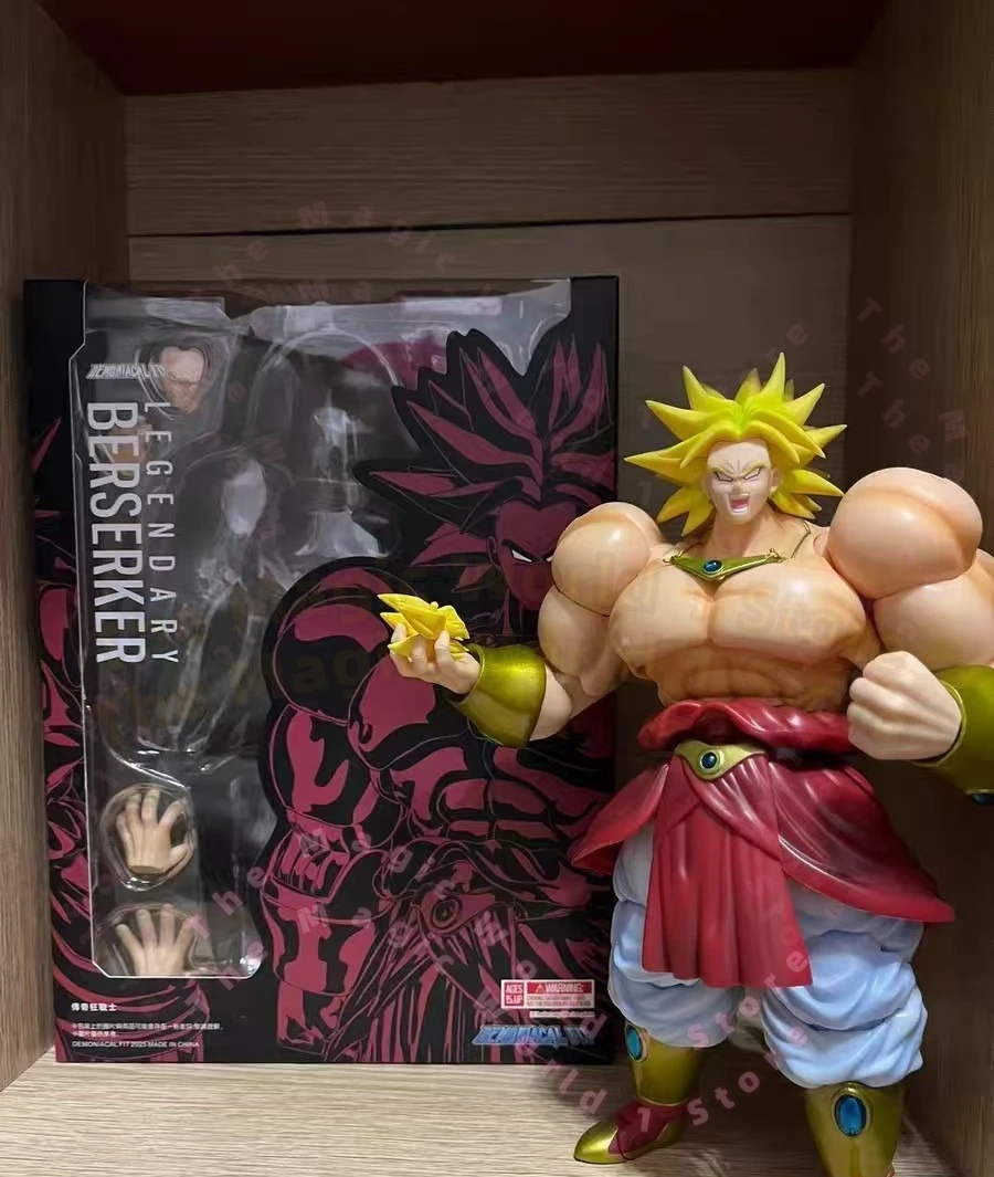 ฟิกเกอร์ Demoniacal Fit รุ่น Legendary Berserker-Cosmic Shock- โบรลี่ Demonic Pact ขยับได้ ของใหม่แกะกล่อง สีผมเหลืองและสีผมเขียว